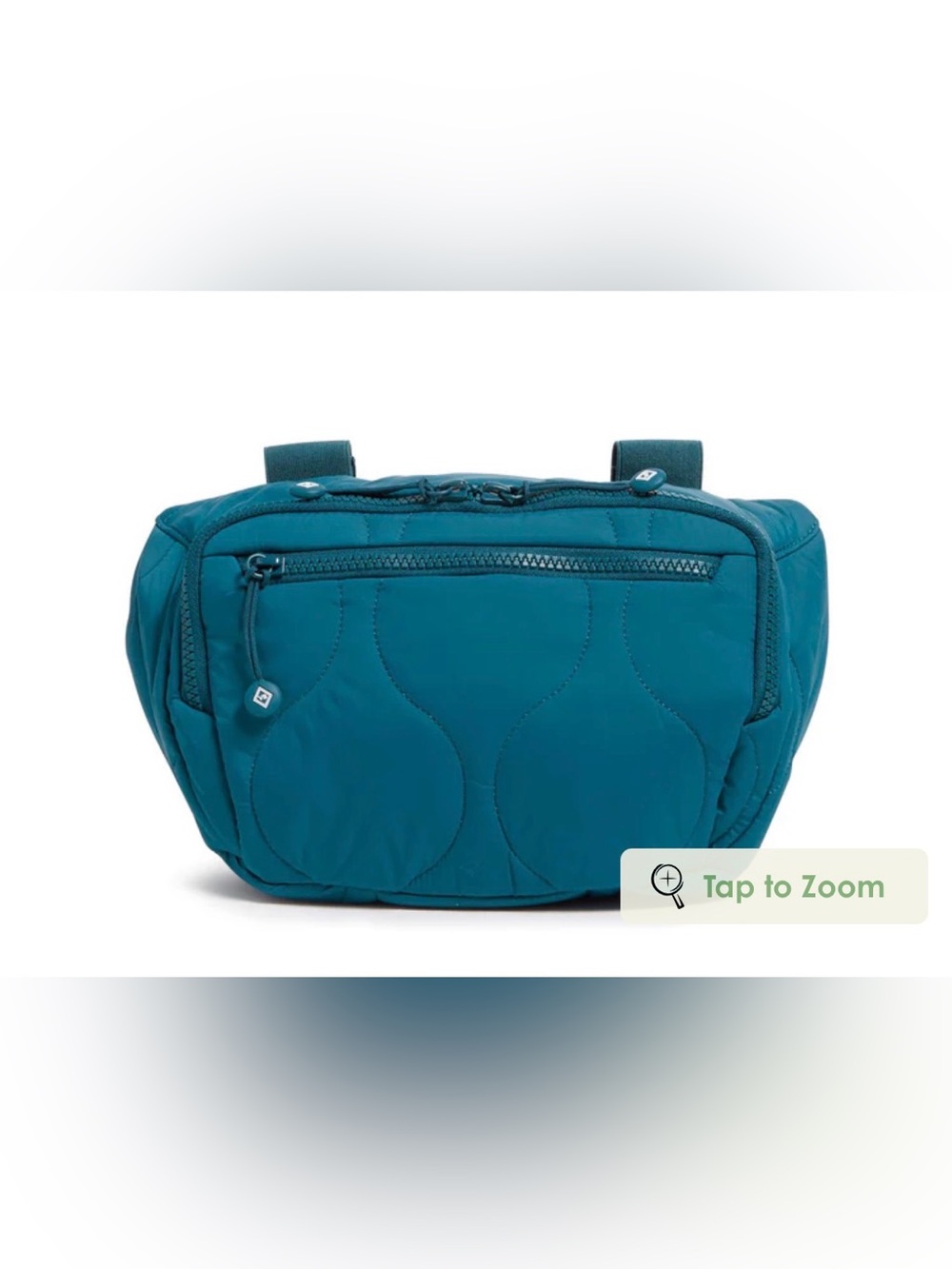 Vera Bradley Featherweight Belt Bag in Peacock Feather (Teal)